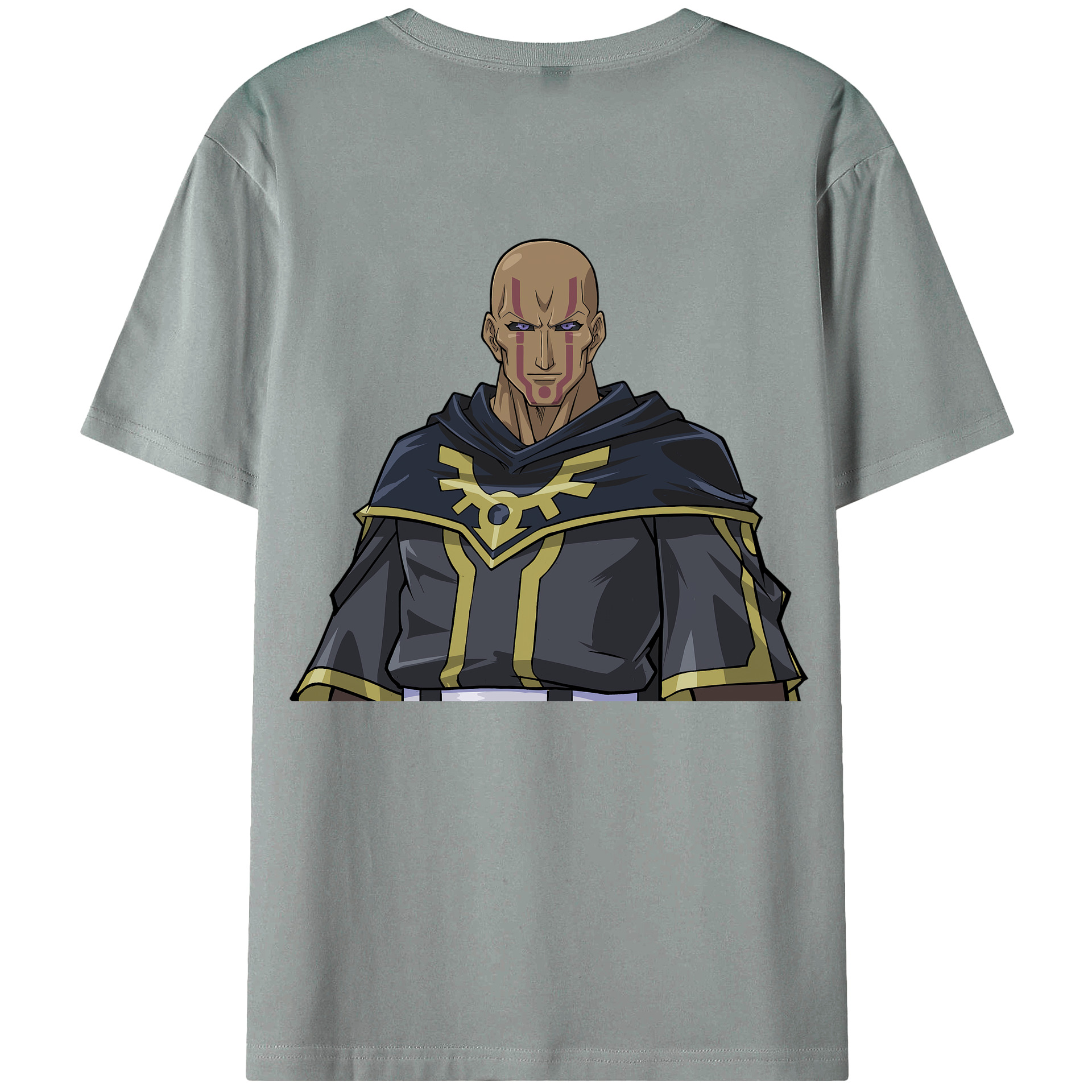 （画像用） 遊☆戯☆王 Yu-Gi-Oh! 綿100％ メンズ半袖Tシャツ（バックプリント） 通気性